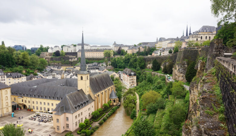 View from Bock Casemates, Luxembourg