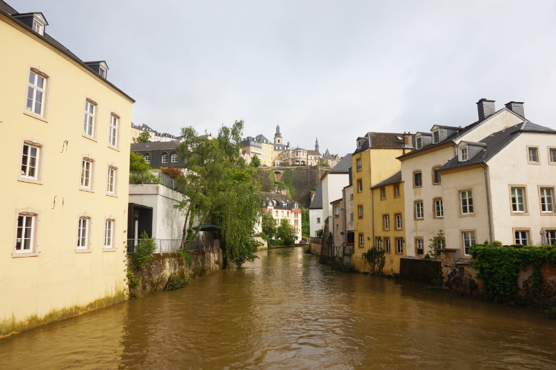 View from Pont du Grund, Luxembourg