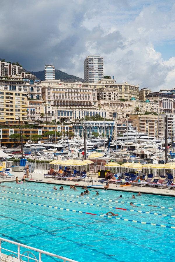 Swimming pool at Port Hercule, Monaco