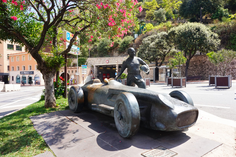 Juan Manuel Fangio Statue, Monaco