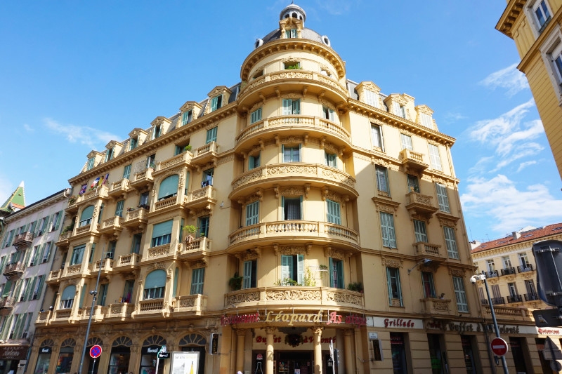 Pretty building in Nice, France