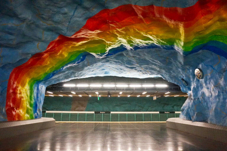 Stadion metro station, Stockholm, Sweden