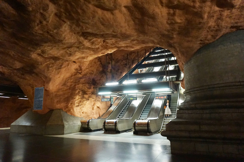 Radhuset metro station, Stockholm, Sweden
