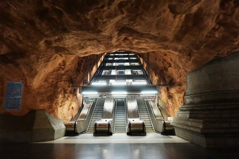 Radhuset metro station, Stockholm, Sweden