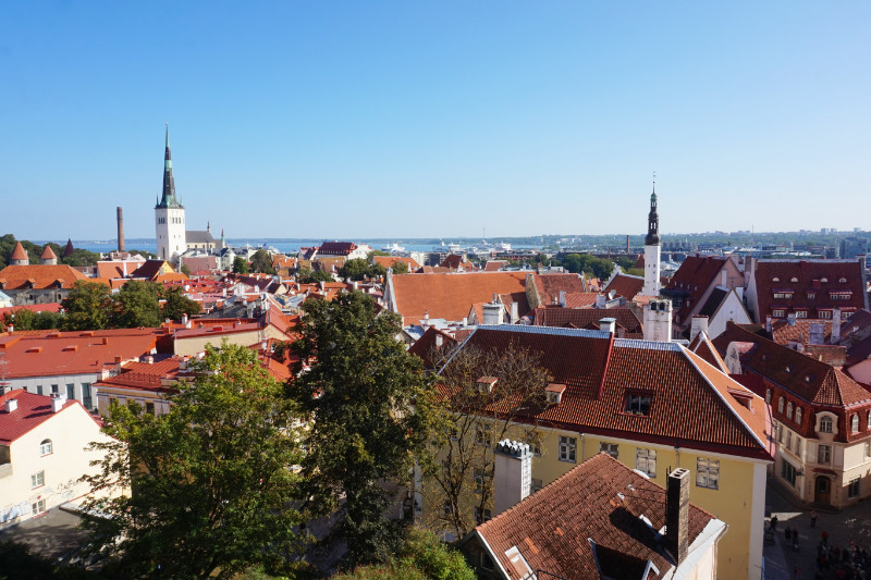 View from Kohtuotsa viewpoint, Tallinn, Estonia