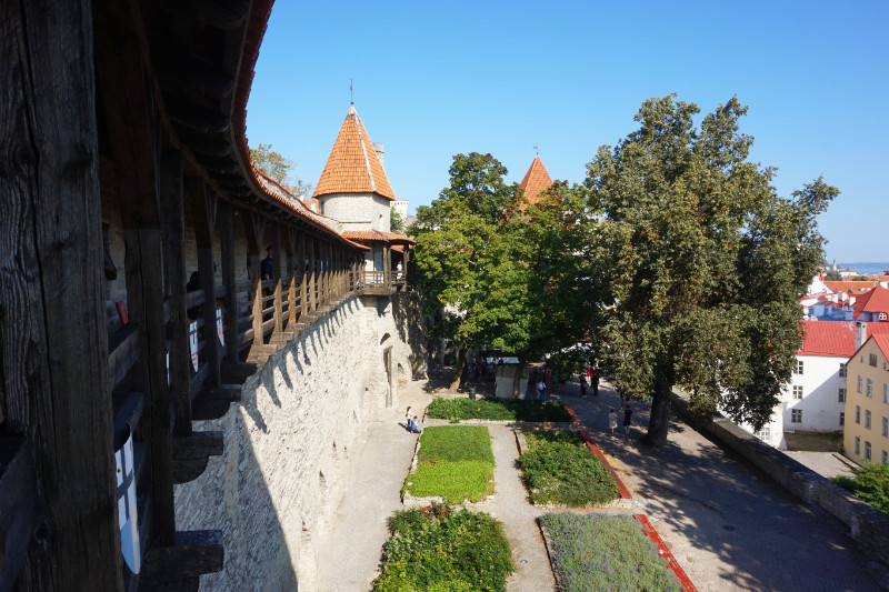 The passageway between the towers at Kiek in de Kok, Tallinn, Estonia