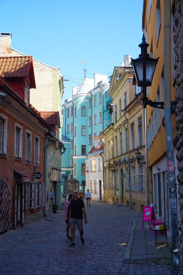 Old Town street, Tallinn, Estonia
