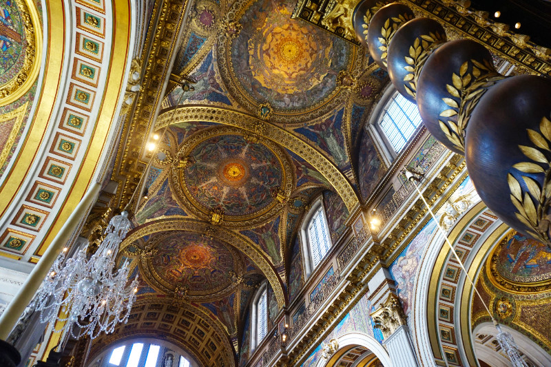 Inside St Paul's Cathedral, London