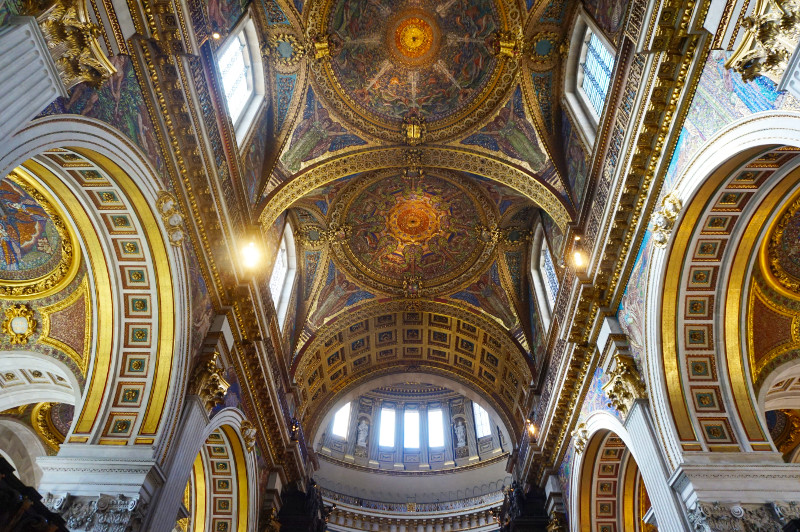 Inside St Paul's Cathedral, London