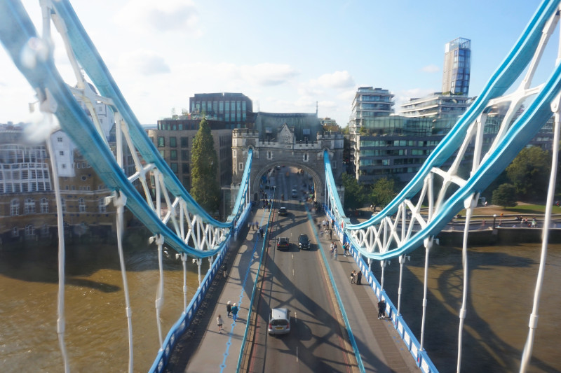 View from Tower Bridge, London