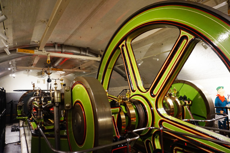 Tower Bridge engine room, London