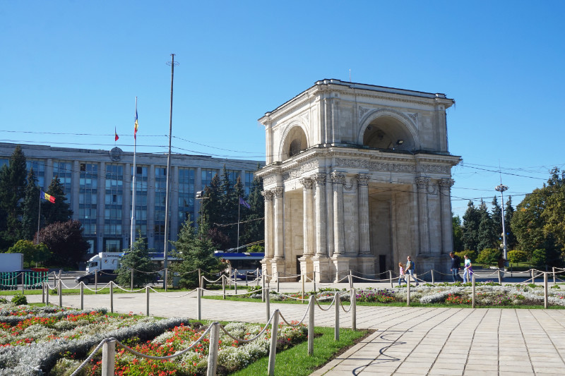 The Triumphal Arch, Chisinau, Moldova