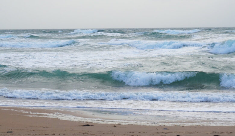 Waves at Westport beach, Argyll, Scotland
