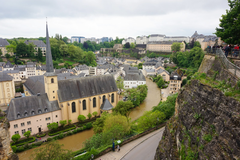 View from Bock Casemates, Luxembourg