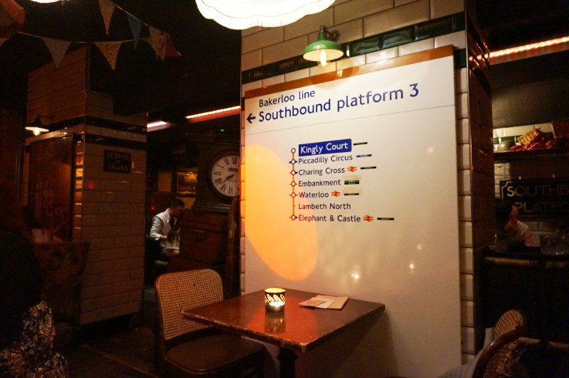 Cahoots Underground bar, London