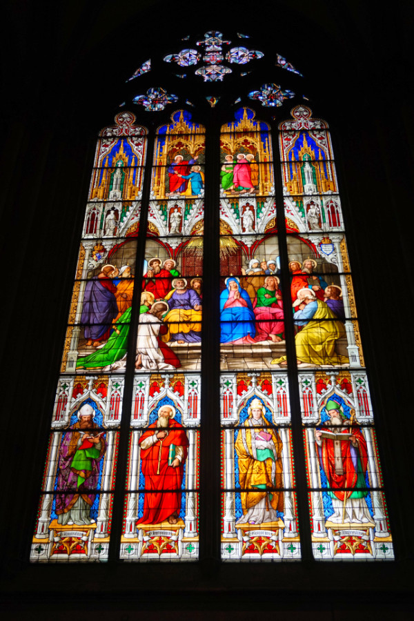 Cologne Cathedral stained glass, Cologne, Germany