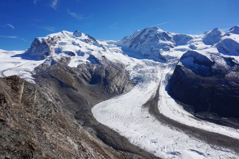 Glacier at the Gornergrat, Zermatt, Switzerland