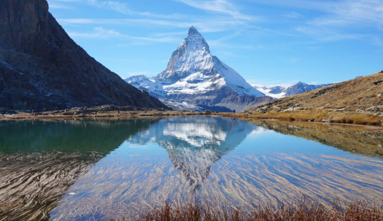 Riffelsee with Matterhorn reflection, Zermatt, Switzerland