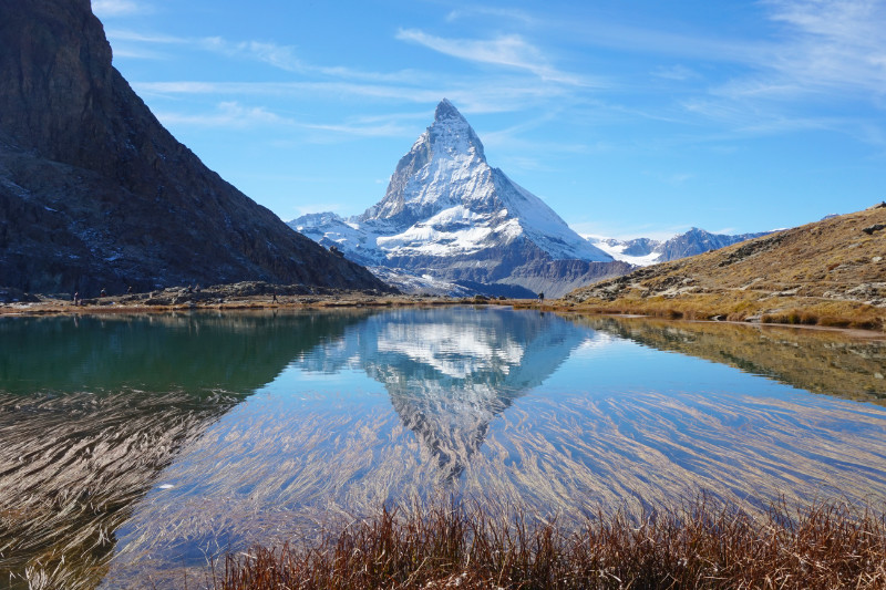 Riffelsee with Matterhorn reflection, Zermatt, Switzerland