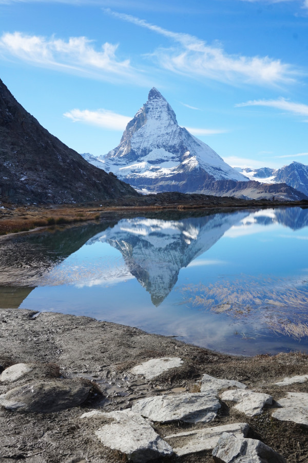 Riffelsee with Matterhorn reflection, Zermatt, Switzerland