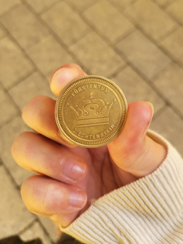 Coin for Treasure Chamber, Vaduz, Liechtenstein