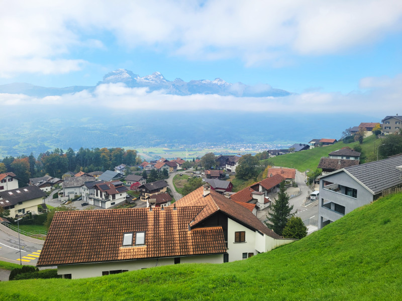 View from Triesenberg, Liechtenstein