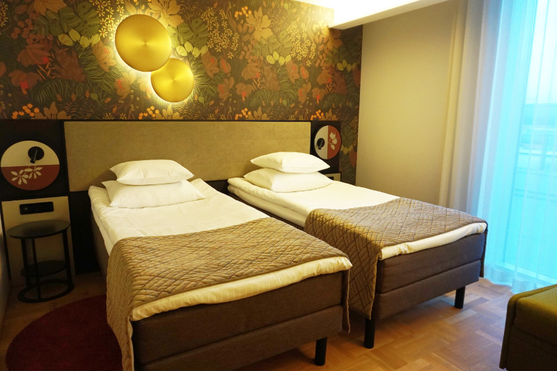 Twin room at Hotel Nordic Forum, Tallinn, Estonia