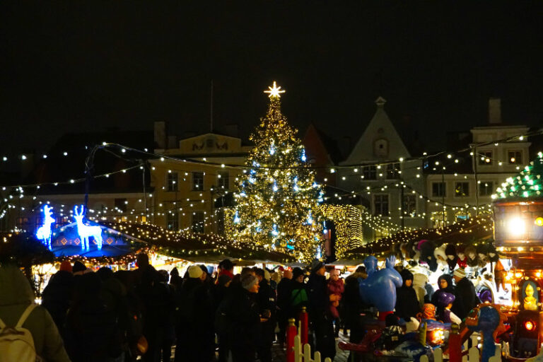 Christmas market, Tallinn, Estonia