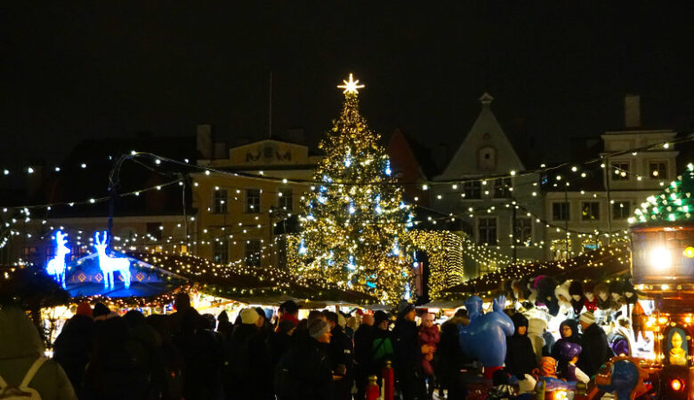 Christmas market, Tallinn, Estonia
