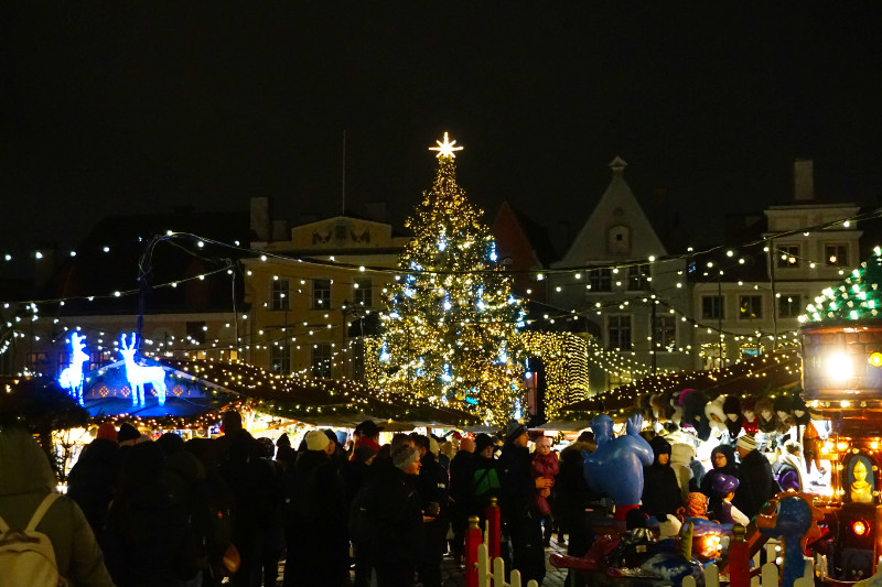 Christmas market, Tallinn, Estonia