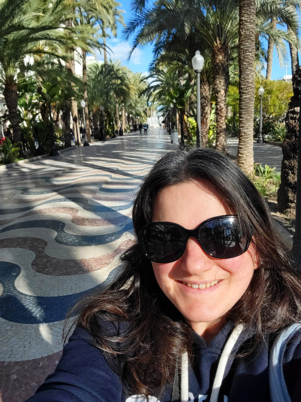 Me on the Explanada, Alicante, Spain