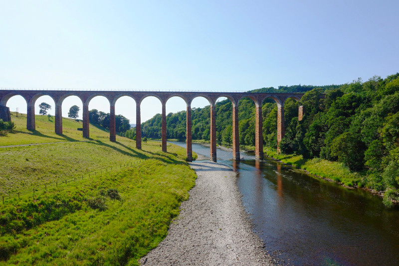 Leaderfoot Viaduct, Scottish Borders, Scotland