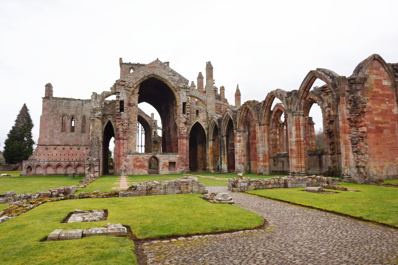 Melrose Abbey, Scottish Borders, Scotland