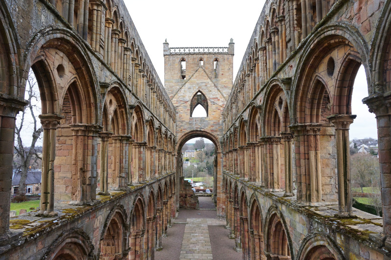 Jedburgh Abbey, Scottish Borders, Scotland