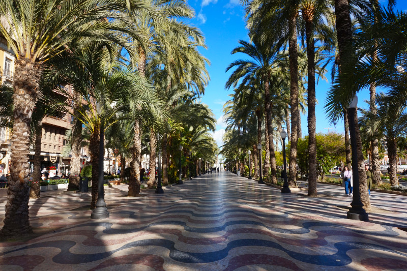 Explanada, Alicante, Spain