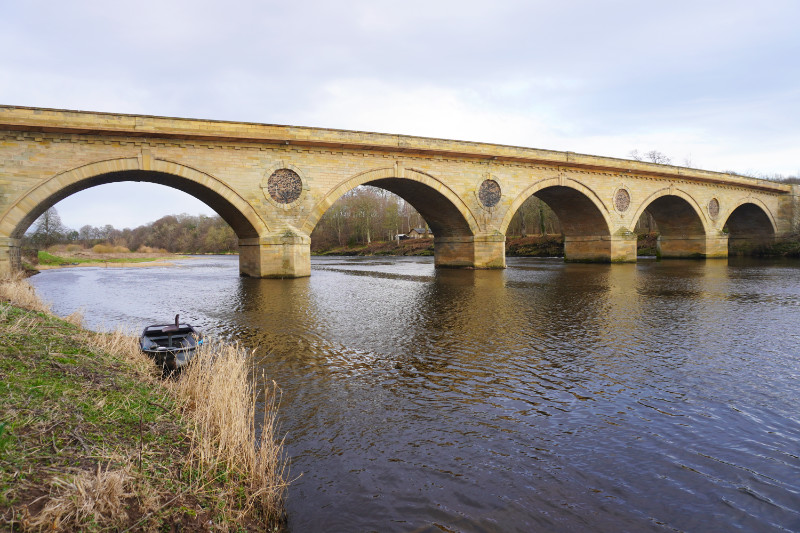Coldstream bridge, Scottish Borders, Scotland