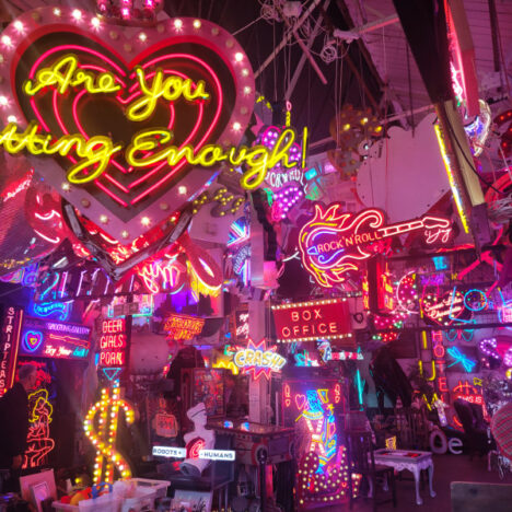 Photo Friday: Seeing Neon At God’s Own Junkyard In Walthamstow
