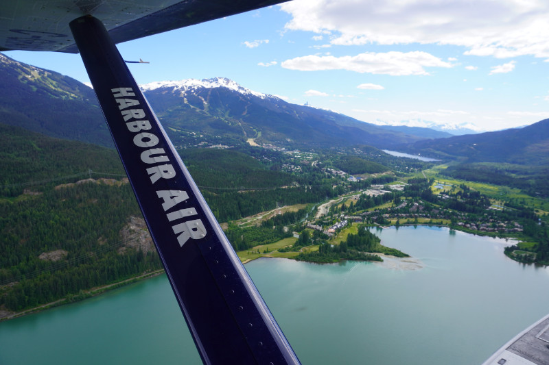 Whistler Harbour Air flight, Canada