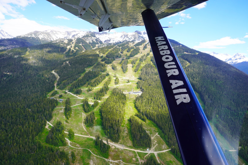 Whistler Harbour Air flight, Canada