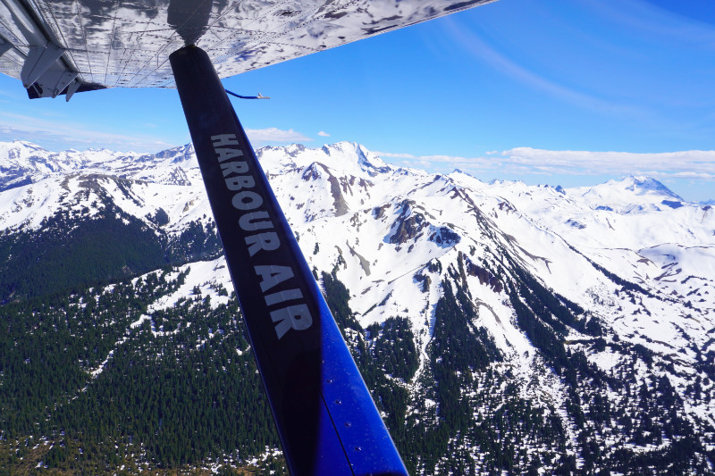 Whistler Harbour Air flight, Canada