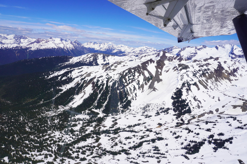 Whistler Harbour Air flight, Canada