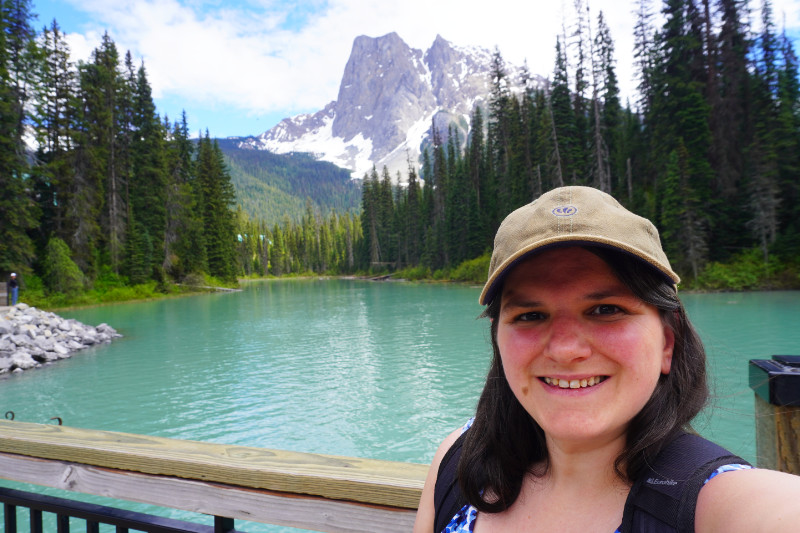 Me at Emerald Lake, Yoho National Park, Canada