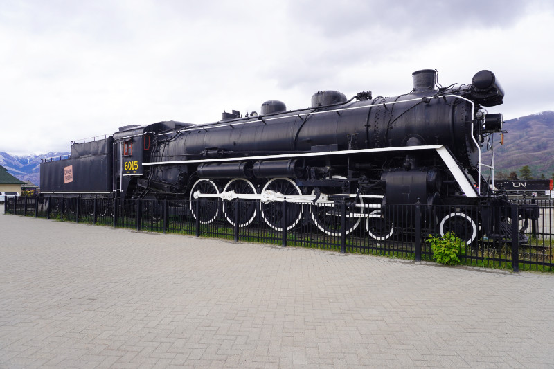 Train in Jasper, Canada
