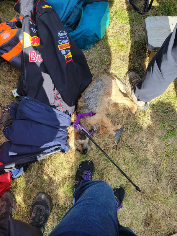 Bonnie at the World Stone Skimming Championships