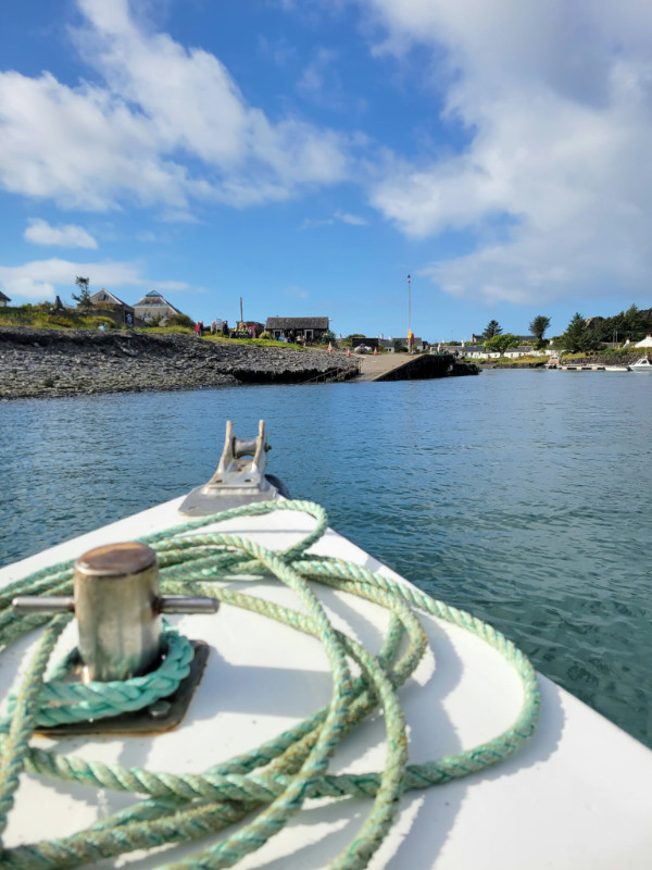 Boat over to Easdale Island, Scotland