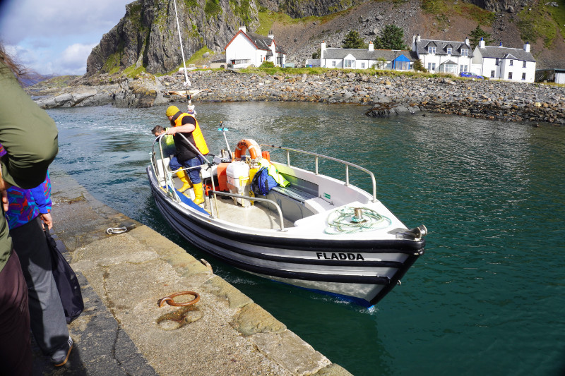 Boat over to Easdale Island, Scotland