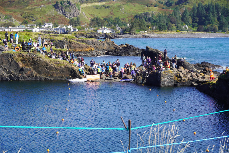 World Stone Skimming Championships, Easdale Island, Scotland