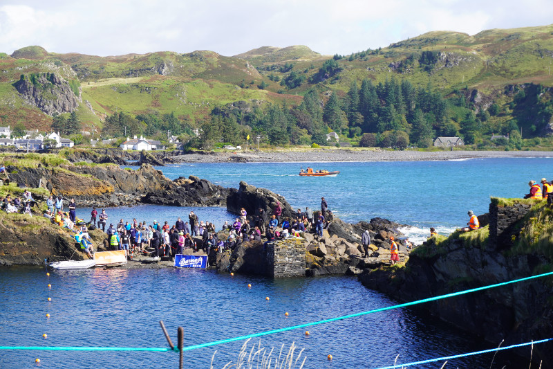 World Stone Skimming Championships, Easdale Island, Scotland